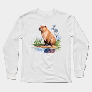 I Love Capybaras Long Sleeve T-Shirt